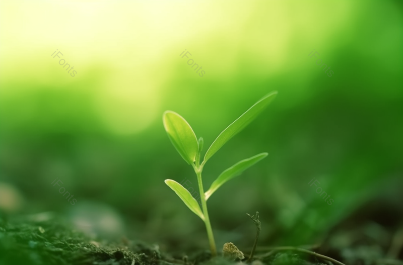 实拍绿色新生植物发芽自然背景,高清,摄影图,摄影图片,图片大全,摄影图免费下载